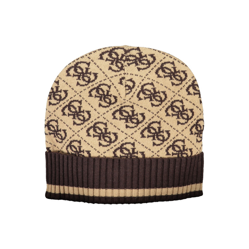 GIUESS JEANS BROWN MEN&39S BEANIE