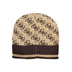 GIUESS JEANS BROWN MEN&39S BEANIE