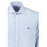 HARMONT & BLAINE CAMICIA MANICHE LUNGHE UOMO AZZURRO