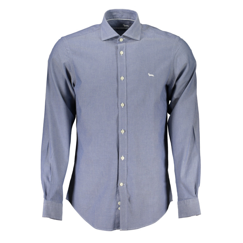 HARMONT & BLAINE CAMICIA MANICHE LUNGHE UOMO BLU