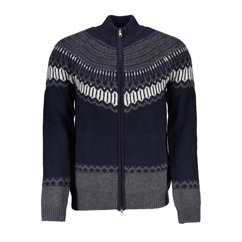 GANT CARDIGAN MEN BLUE