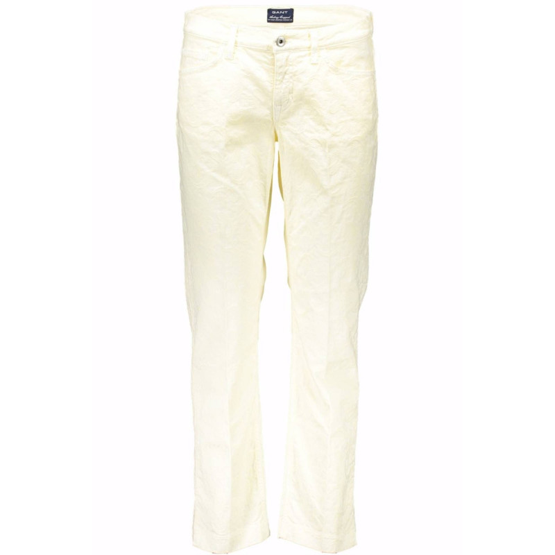 GANT WHITE WOMEN&39S TROUSERS