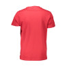 GUESS JEANS T-SHIRT MANICHE CORTE UOMO ROSSO