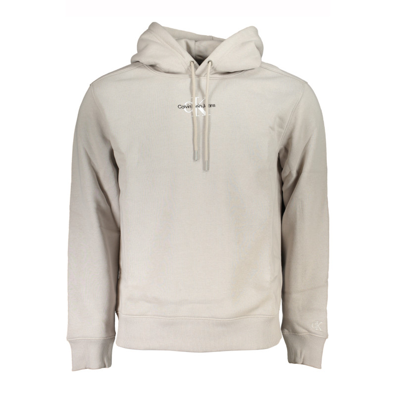 CALVIN KLEIN MEN&39S GRAY ZIPLESS SWEATSHIRT