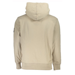 CALVIN KLEIN MEN&39S BEIGE ZIPLESS SWEATSHIRT