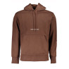 CALVIN KLEIN MEN&39S BROWN ZIPLESS SWEATSHIRT