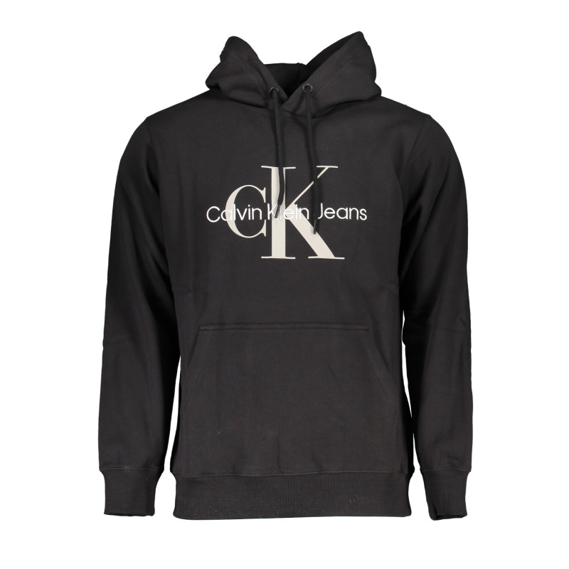 CALVIN KLEIN MEN&39S BLACK ZIPLESS SWEATSHIRT