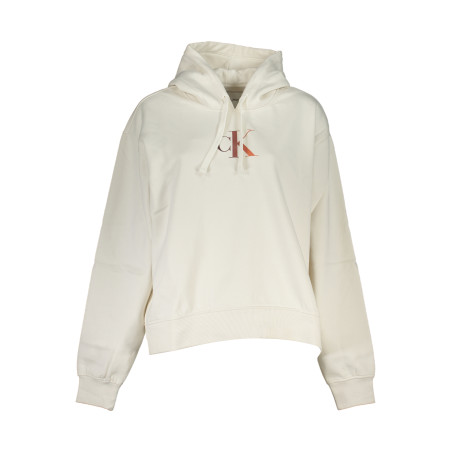 CALVIN KLEIN WOMEN&39S ZIPLESS SWEATSHIRT WHITE