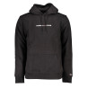 TOMMY HILFIGER MEN&39S BLACK ZIPLESS SWEATSHIRT