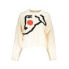 DESIGUAL WHITE WOMEN&39S SWEATER