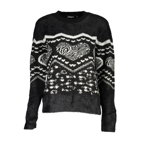 DESIGUAL BLACK WOMEN&39S SWEATER