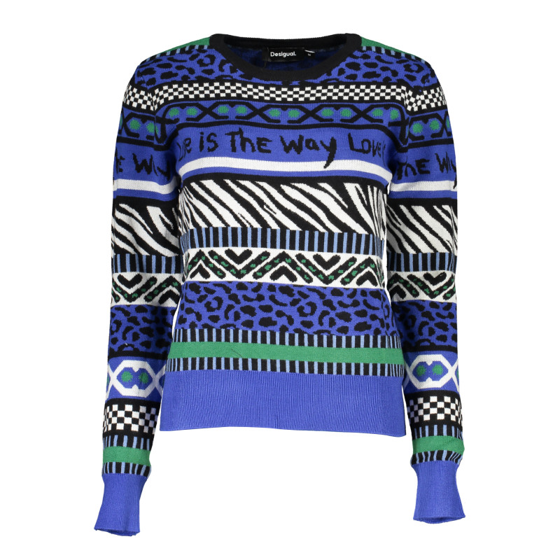 DESIGUAL WOMEN&39S BLUE SWEATER