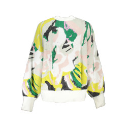 DESIGUAL WHITE WOMEN&39S SWEATER