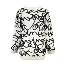 DESIGUAL WHITE WOMEN&39S CARDIGAN