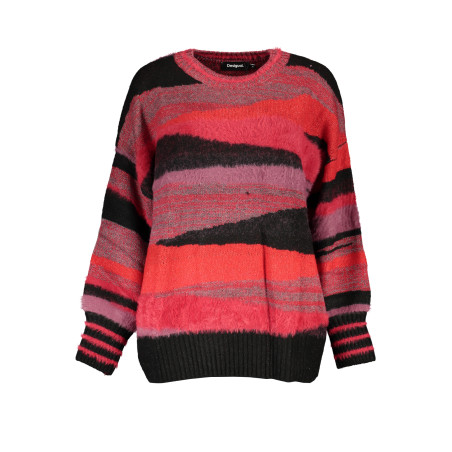 DESIGUAL MAGLIONE DONNA ROSSO