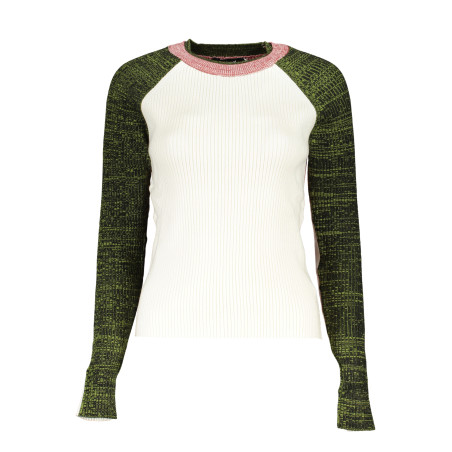 DESIGUAL WHITE WOMEN&39S SWEATER