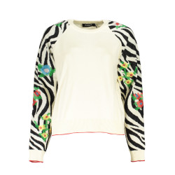 DESIGUAL MAGLIA DONNA BIANCO