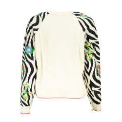 DESIGUAL WHITE WOMEN&39S SWEATER