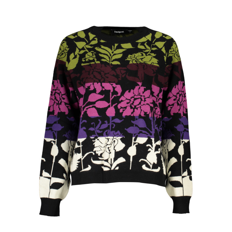 DESIGUAL BLACK WOMEN&39S SWEATER