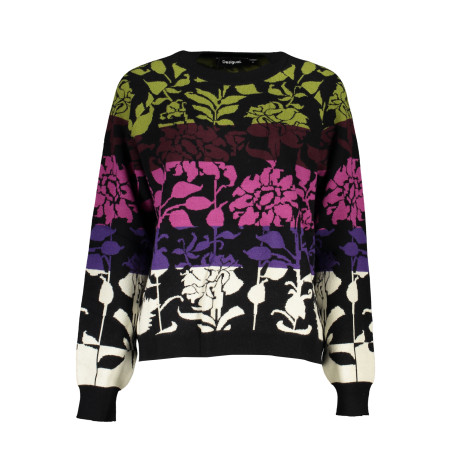 DESIGUAL BLACK WOMEN&39S SWEATER