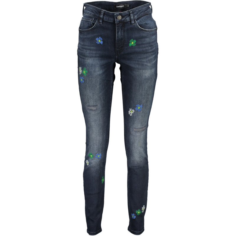 DESIGUAL JEANS DENIM DONNA BLU