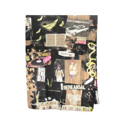 DESIGUAL BLACK WOMEN&39S SCARF