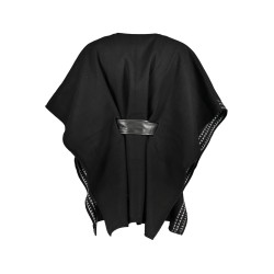 DESIGUAL PONCHO DONNA NERO