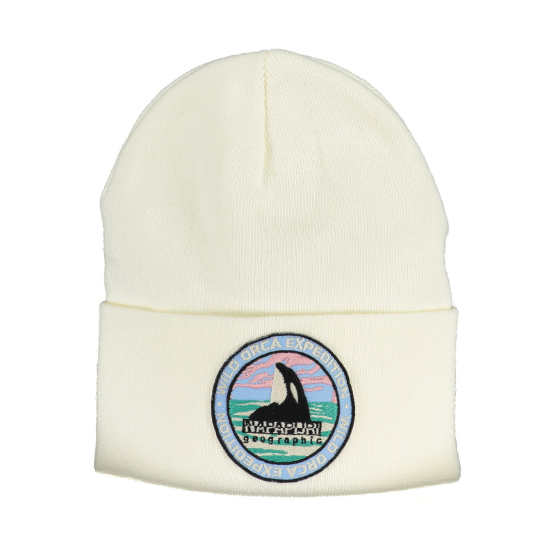 NAPAPIJRI WHITE MEN&39S BEANIE