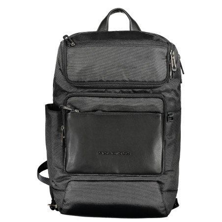 PIQUADRO MEN&39S BLACK BACKPACK