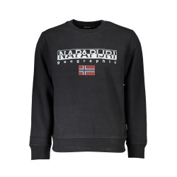 NAPAPIJRI MEN&39S BLACK ZIPLESS SWEATSHIRT