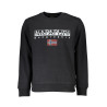 NAPAPIJRI MEN&39S BLACK ZIPLESS SWEATSHIRT