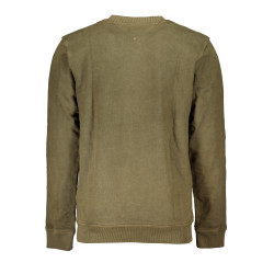 TOMMY HILFIGER MEN&39S GREEN ZIPLESS SWEATSHIRT