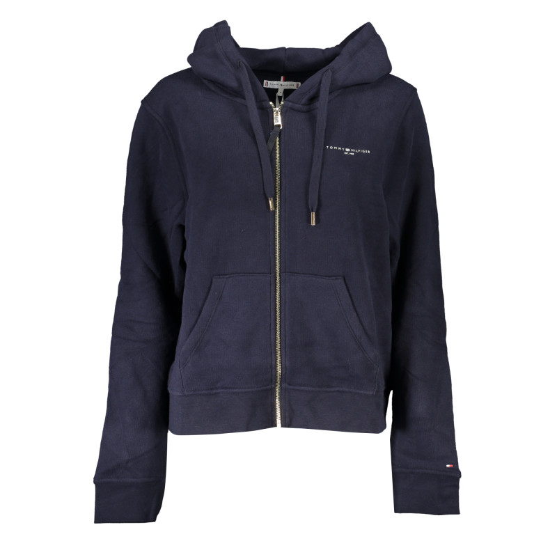 TOMMY HILFIGER FELPA CON ZIP DONNA BLU