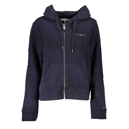 TOMMY HILFIGER FELPA CON ZIP DONNA BLU