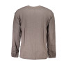 CALVIN KLEIN MEN&39S BROWN ZIPLESS SWEATSHIRT