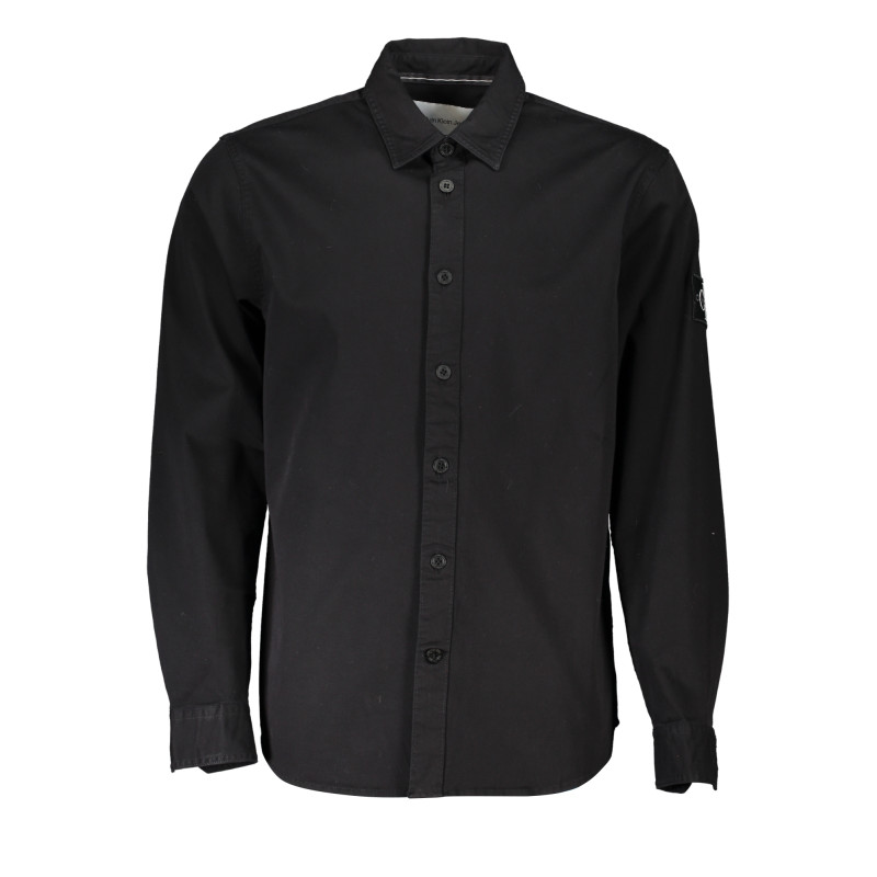 CALVIN KLEIN MEN&39S BLACK LONG SLEEVE SHIRT