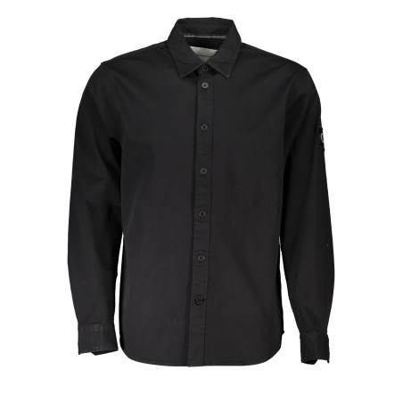 CALVIN KLEIN CAMICIA MANICHE LUNGHE UOMO NERO