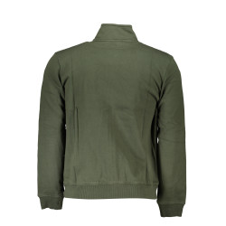 NAPAPIJRI MEN&39S GREEN ZIP SWEATSHIRT