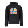 NAPAPIJRI MEN&39S BLACK ZIPLESS SWEATSHIRT