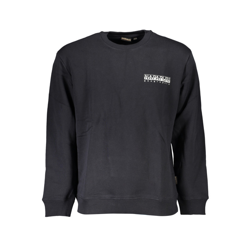 NAPAPIJRI MEN&39S BLACK ZIPLESS SWEATSHIRT