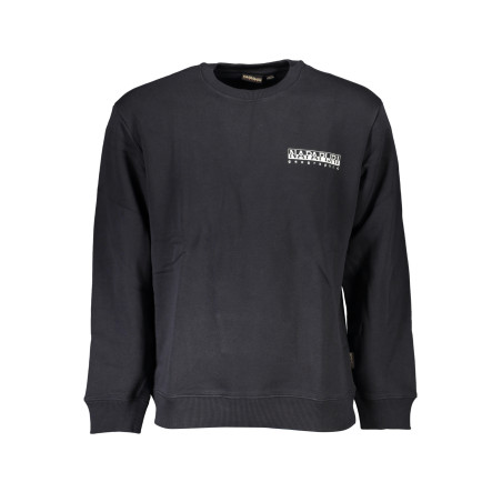 NAPAPIJRI MEN&39S BLACK ZIPLESS SWEATSHIRT