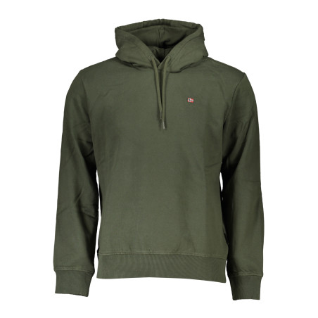 NAPAPIJRI GREEN MEN&39S ZIPLESS SWEATSHIRT