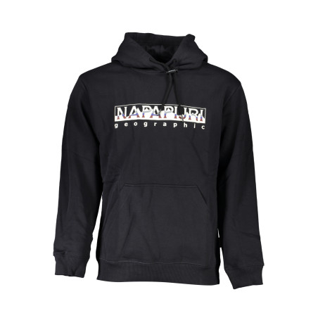 NAPAPIJRI MEN&39S BLACK ZIPLESS SWEATSHIRT