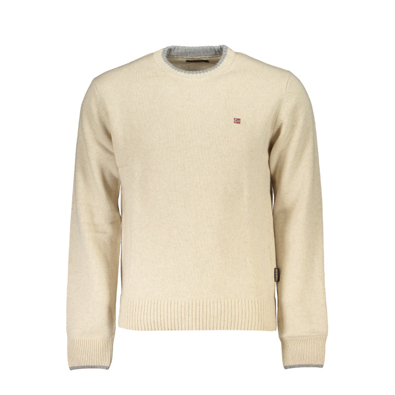 NAPAPIJRI MEN&39S BEIGE SWEATER