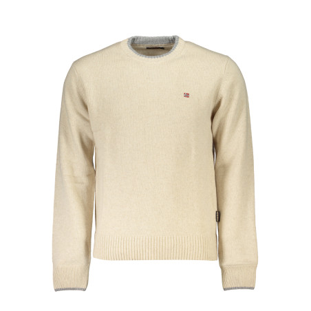 NAPAPIJRI MEN&39S BEIGE SWEATER