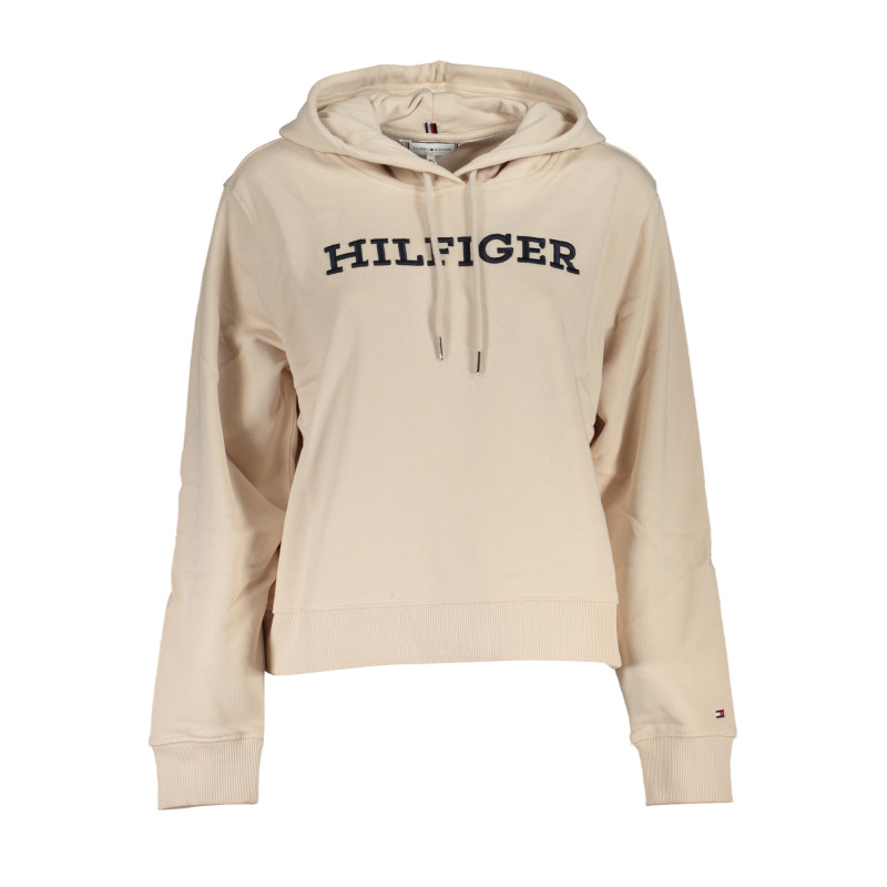 TOMMY HILFIGER WOMEN&39S ZIPLESS SWEATSHIRT BEIGE