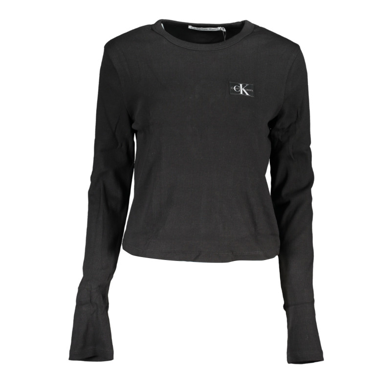 CALVIN KLEIN T-SHIRT MANICHE LUNGHE DONNA NERO