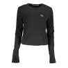 CALVIN KLEIN T-SHIRT MANICHE LUNGHE DONNA NERO