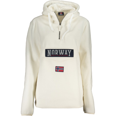 NORWAY 1963 FELPA SENZA ZIP DONNA BIANCO