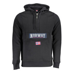 NORWAY 1963 FELPA SENZA ZIP UOMO NERO